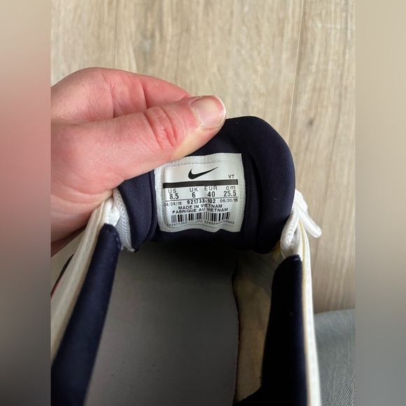 Nike Air Max 97 White Red Blue Sneakers - Picture 11 of 14